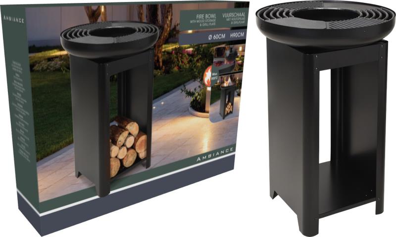 GRELHADOR TIJELA  COM PLACA DE GRELHAR FERRO FUNDIDO