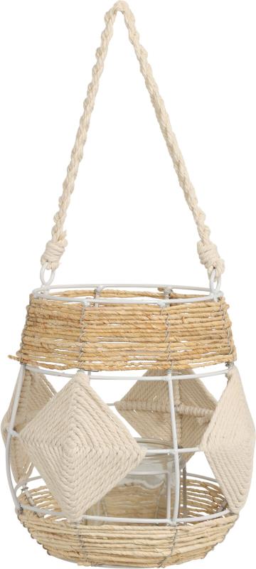 LANTERNA DE METAL 20 X 23 CM