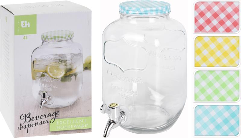 DISPENSADOR DE BEBIDAS 4 LITROS