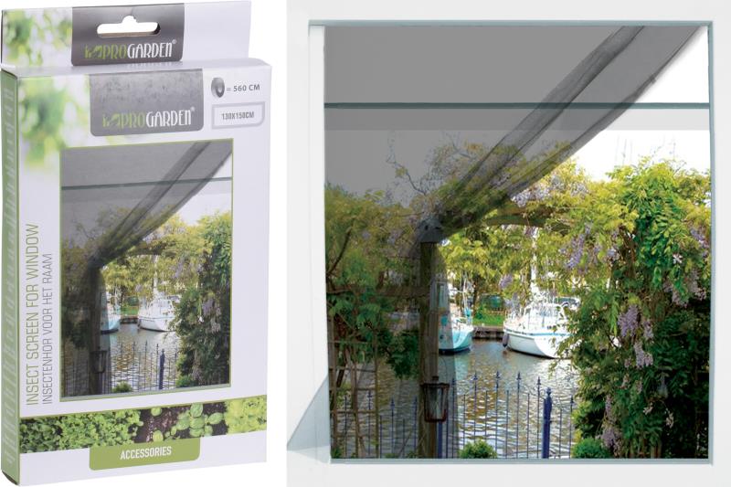 REDE MOSQUITEIRA PARA JANELAS PROGARDEN 130X150CM