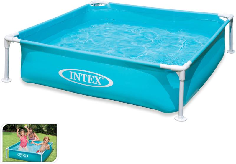 MINI PISCINA FRAME DESMONTAVEL AZUL 122X122X30C