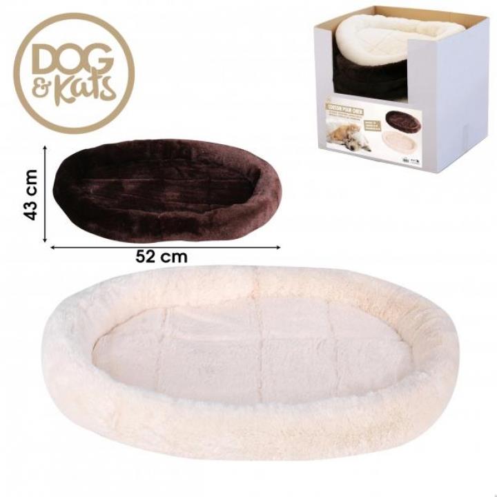 DOGI CAMA OVAL PARA ÇÃO 52 X 43 CM