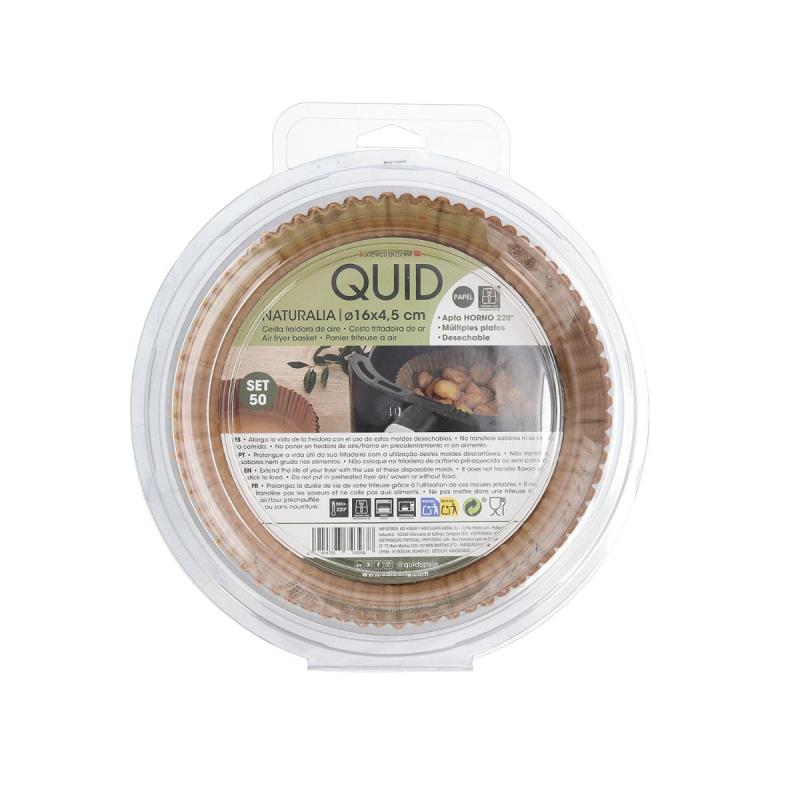 CESTOS DE PAPEL PARA AIR FRYER 16X 4,5 CM 50UND