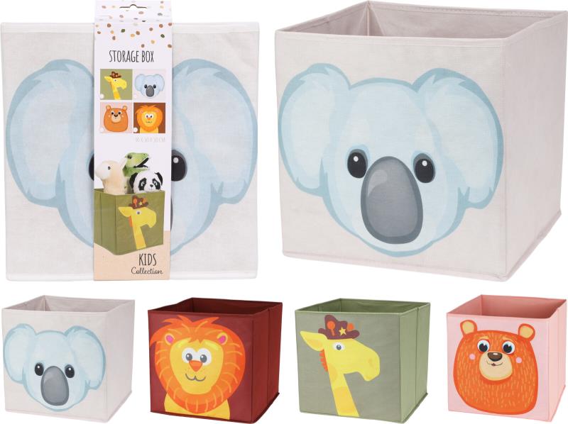 CAIXAS DE ARRUMAÇÃO COM BONECOS  30X30X30CM