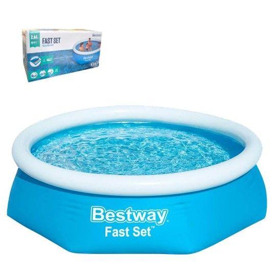 BESTWAY PISCINA INSUFLÁVEL COM MOTOR 2.44 X 61CM