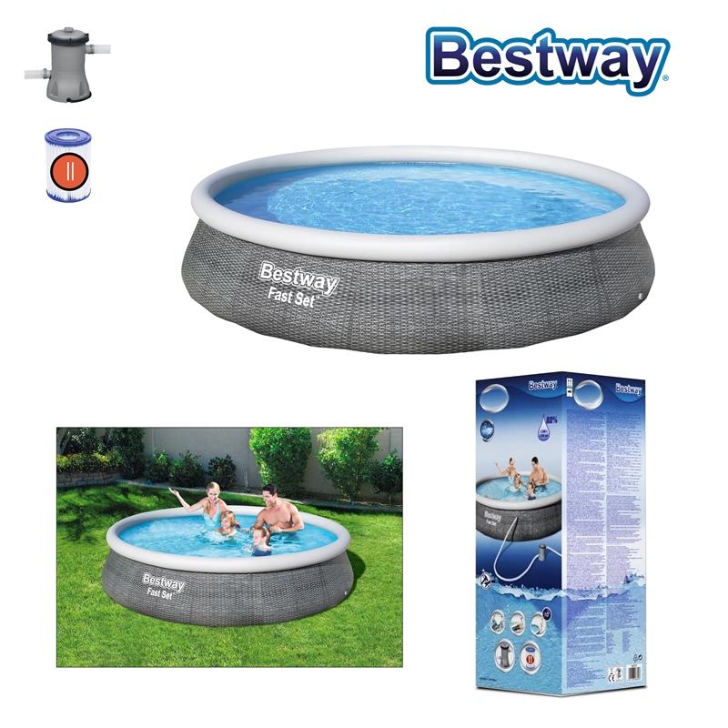 BESTWAY PISCINA INSUFLÁVEL COM FILTRO 3.66 X 76CM