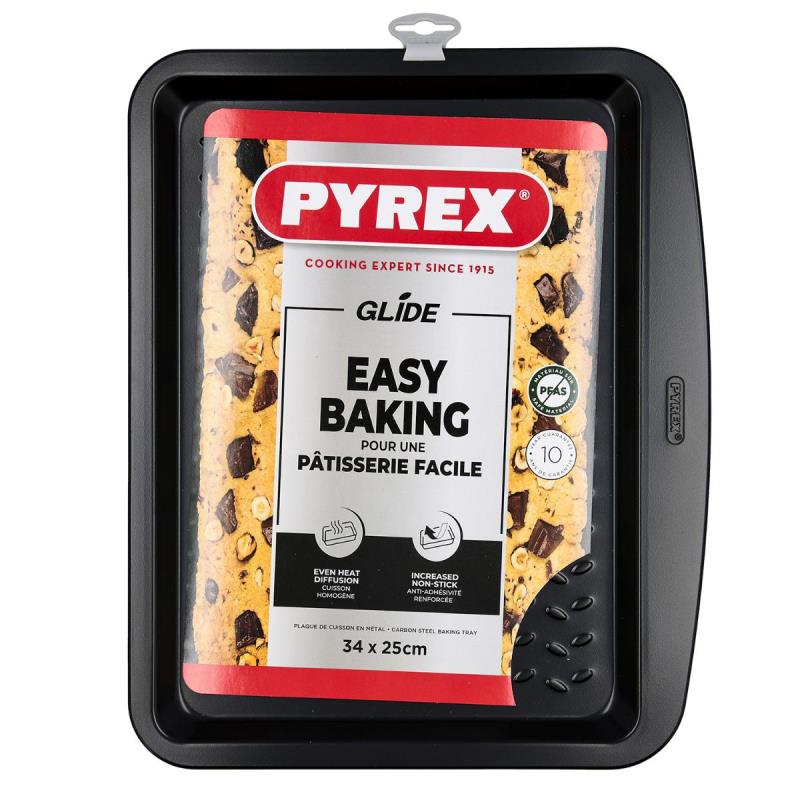 TABULEIRO FORNO 34 X 25 CM METAL GLIDE PYREX