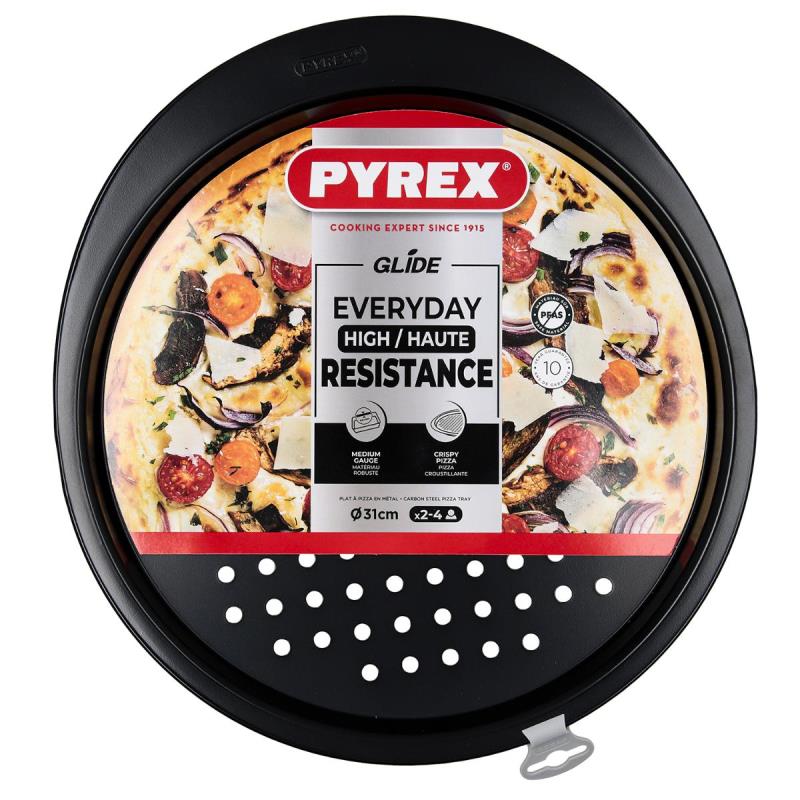 FORMA DE PIZZA 31 CM METAL GLIDE PYREX